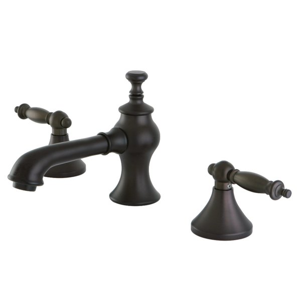 Kingston Brass KC7065TL 8" Widespread Bathroom Faucet, Oil Rubbed Bronze KC7065TL
